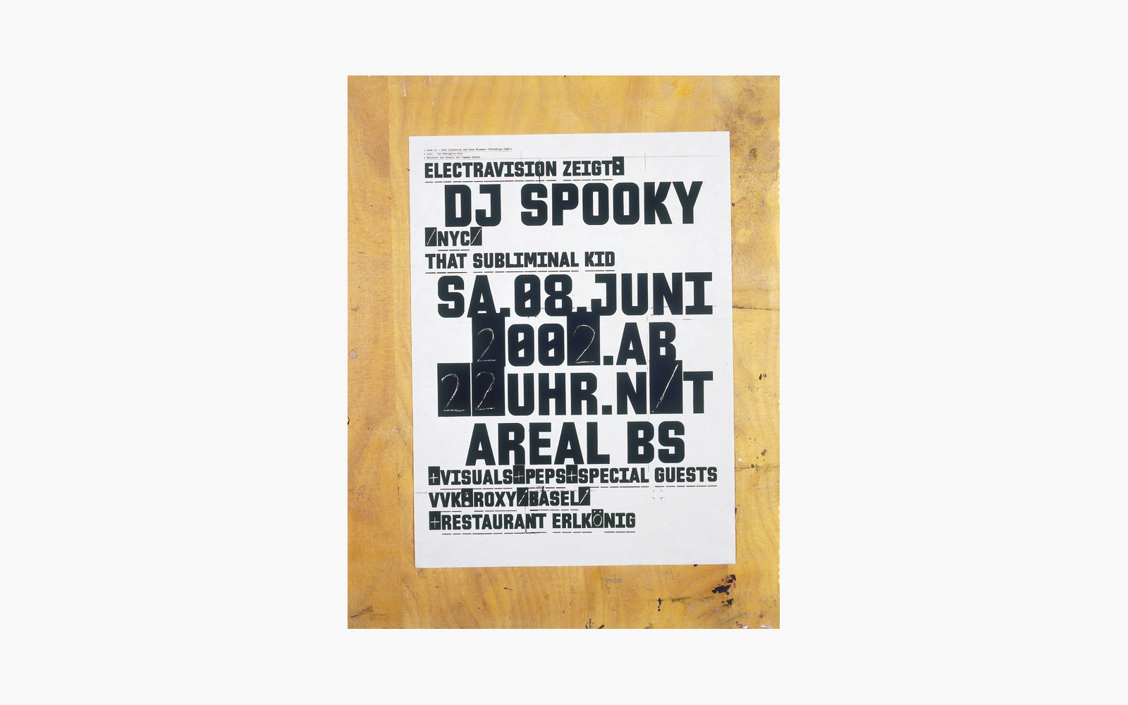 ‘Typographische Geschichten auf Musikplakaten’