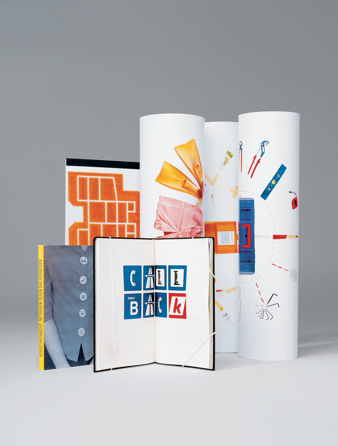 'Vergissmeinnicht', diverse Printprodukte (Diplomarbeit)