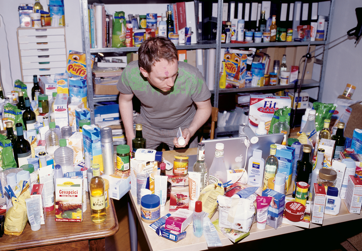 Roman Bleichenbacher in seinem Atelier