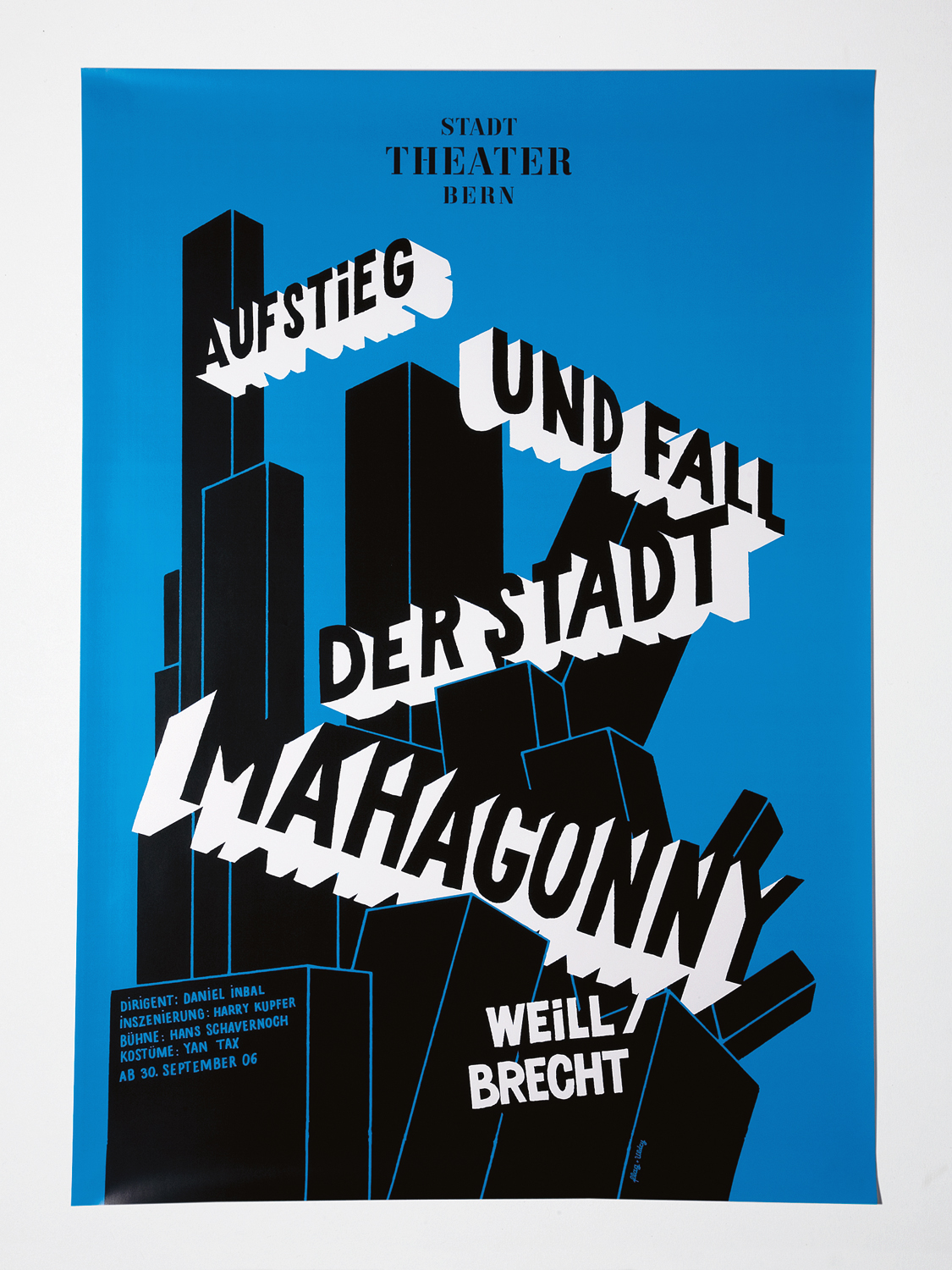Plakat für das Stadttheater Bern (2004 - 2007)