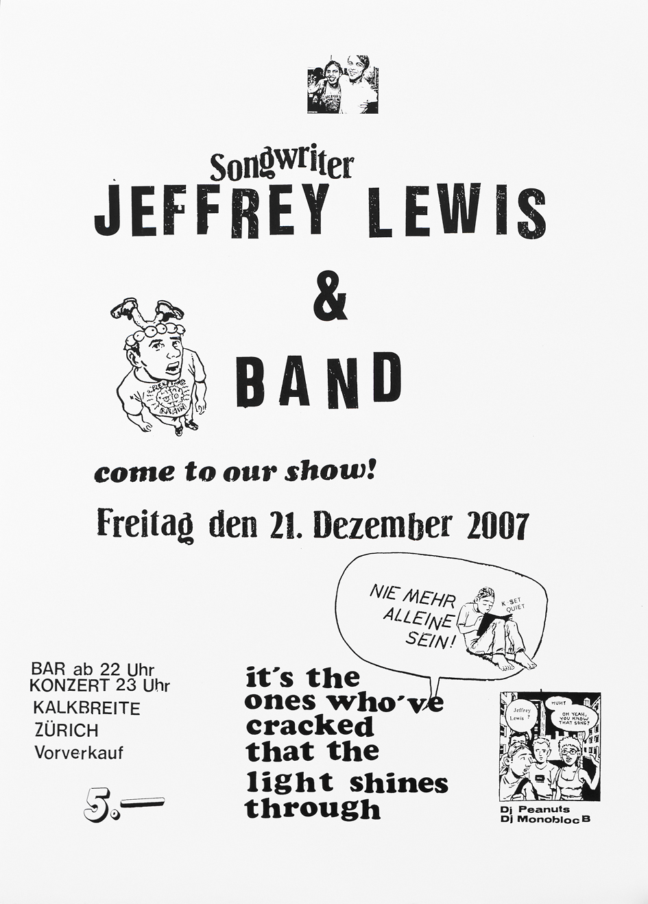 Plakat (Siebdruck) - (in Zusammenarbeit mit Jean-Claude Dubois)