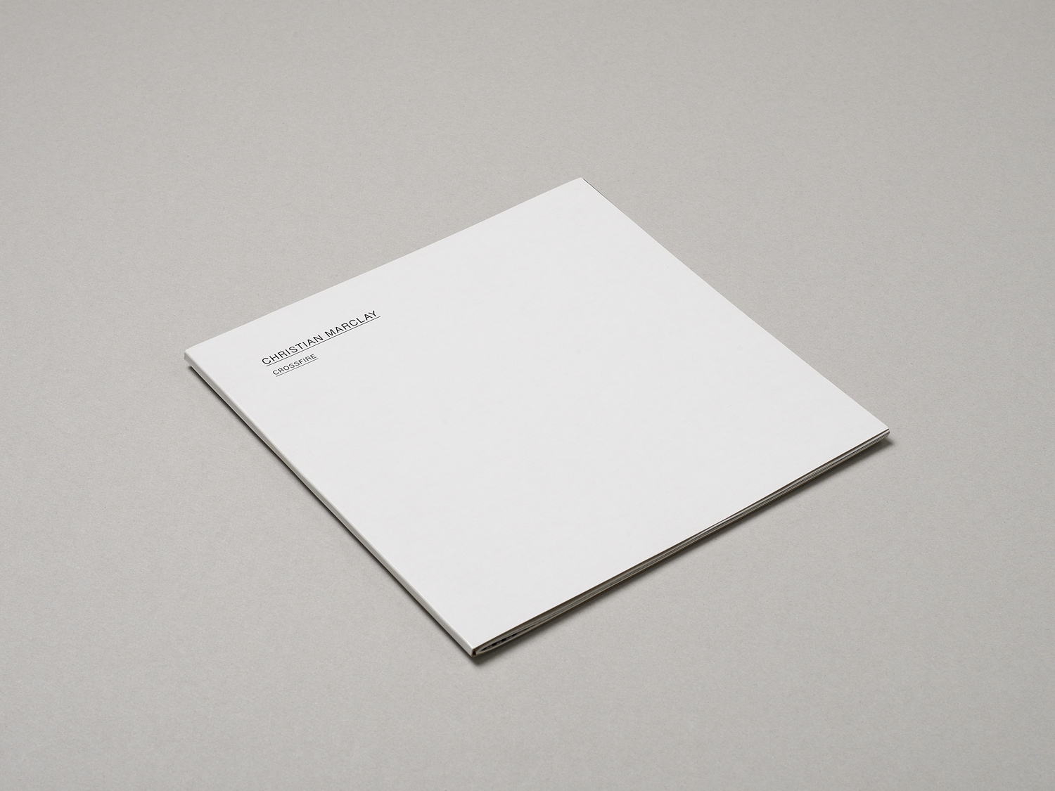 'Christian Marclay, Crossfire'