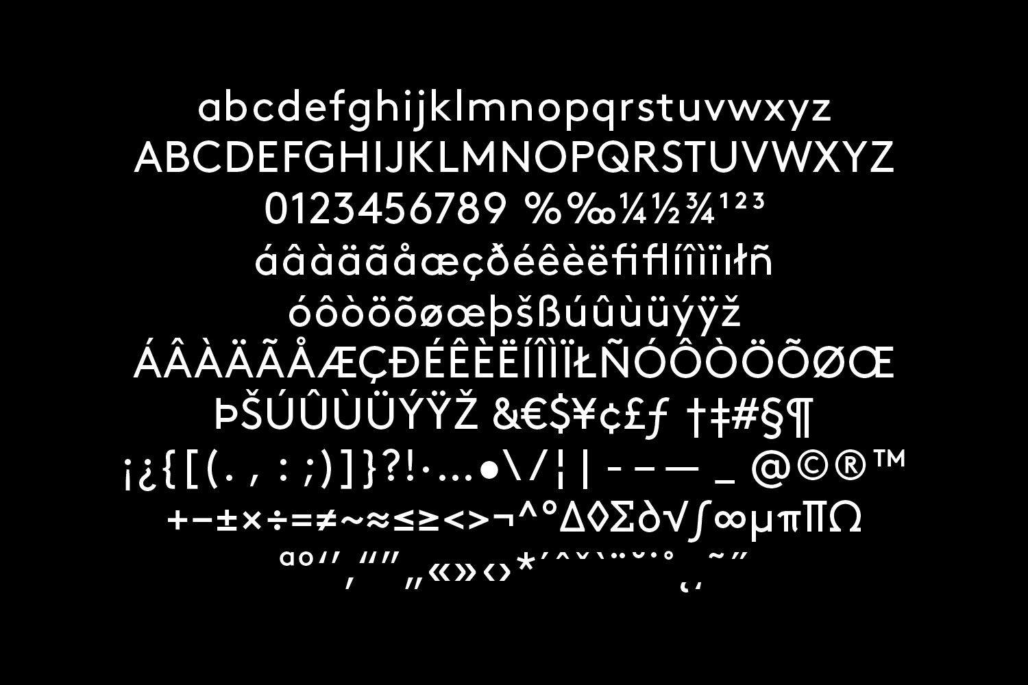 Schrift 'LL Brown Typeface'