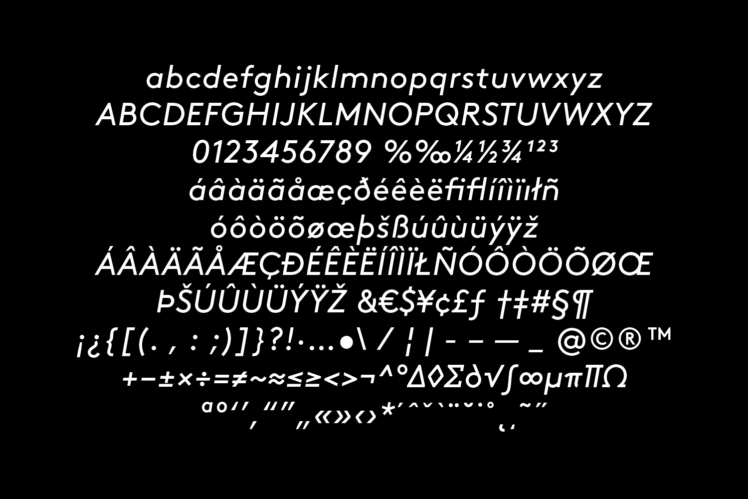 Schrift 'LL Brown Typeface'