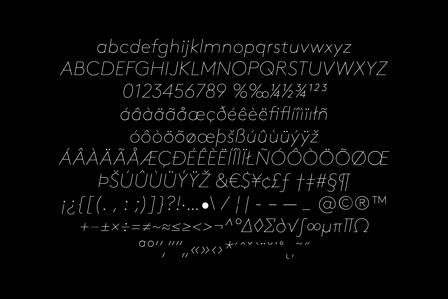 Schrift 'LL Brown Typeface'