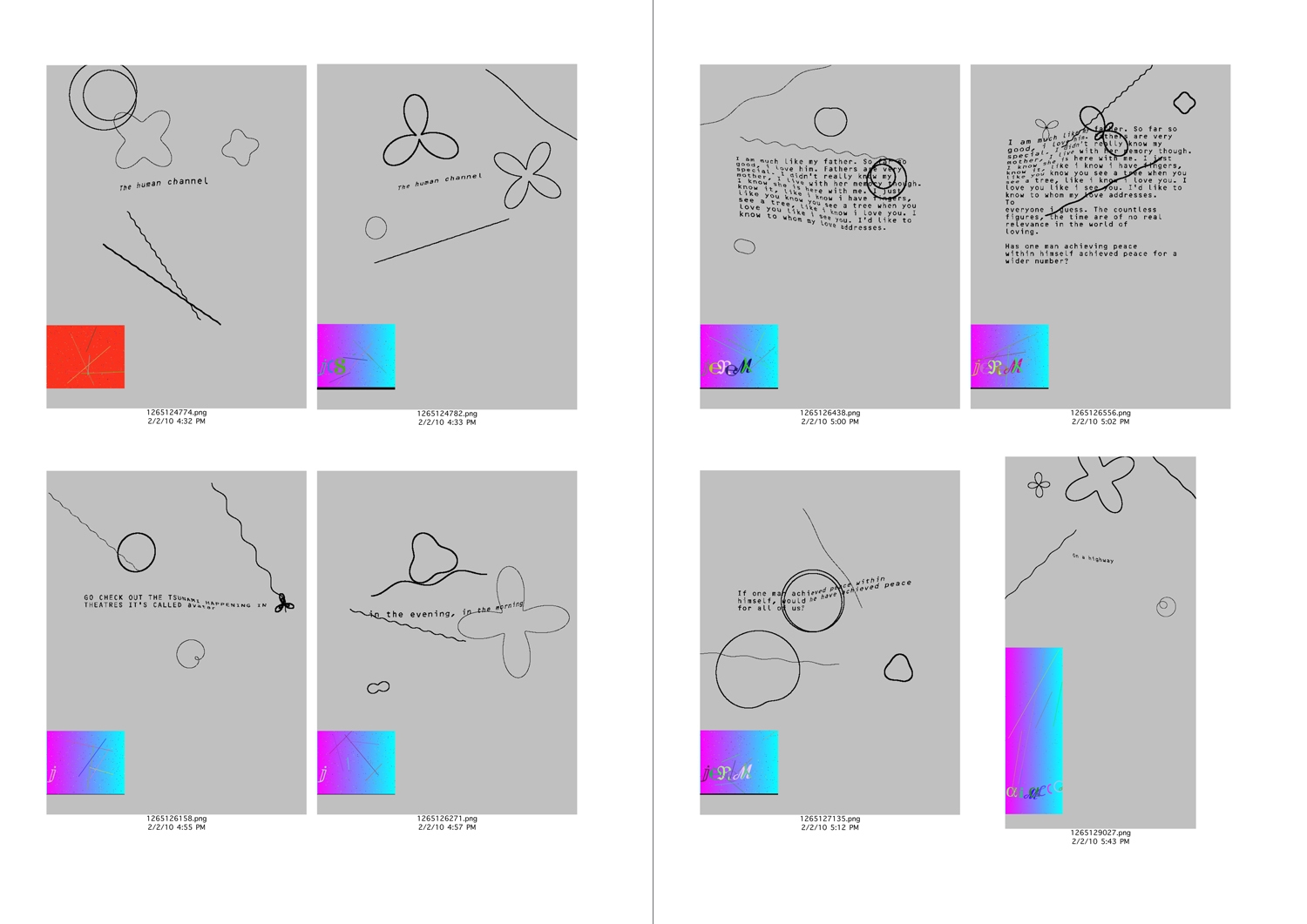 'All the best', Web-Interface, Buch A4, Plakatserie A0, 2009