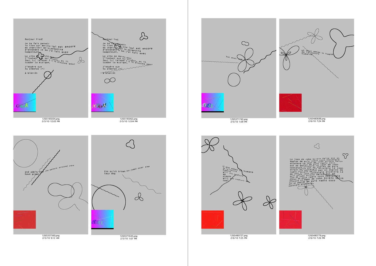 'All the best', Web-Interface, Buch A4, Plakatserie A0, 2009