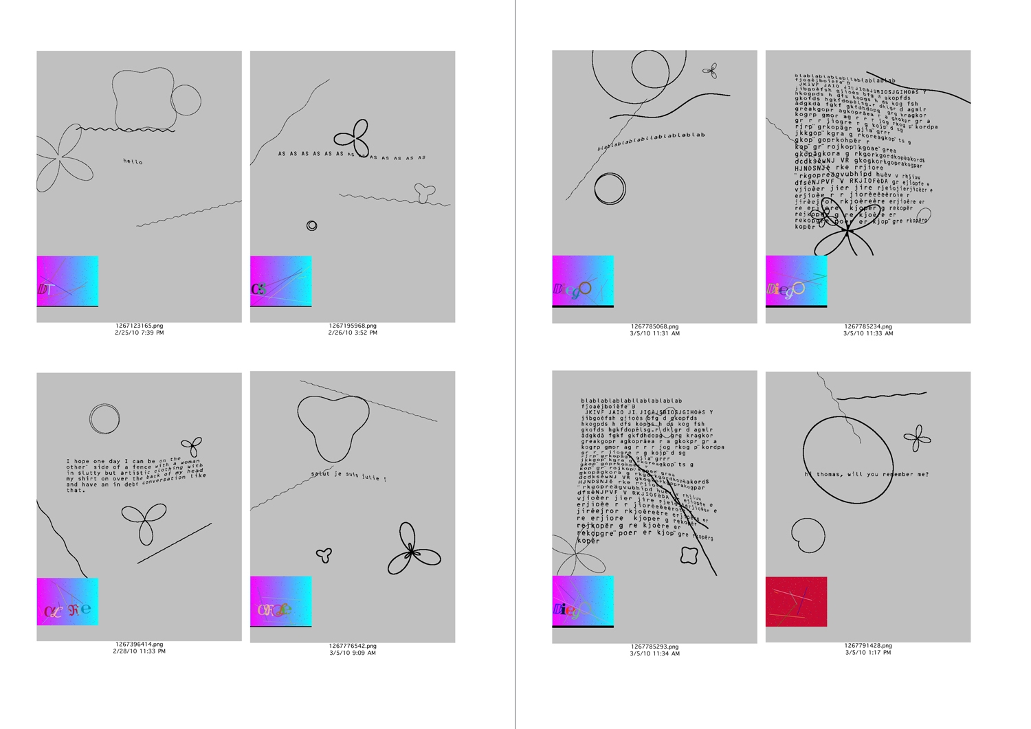 'All the best', Web-Interface, Buch A4, Plakatserie A0, 2009