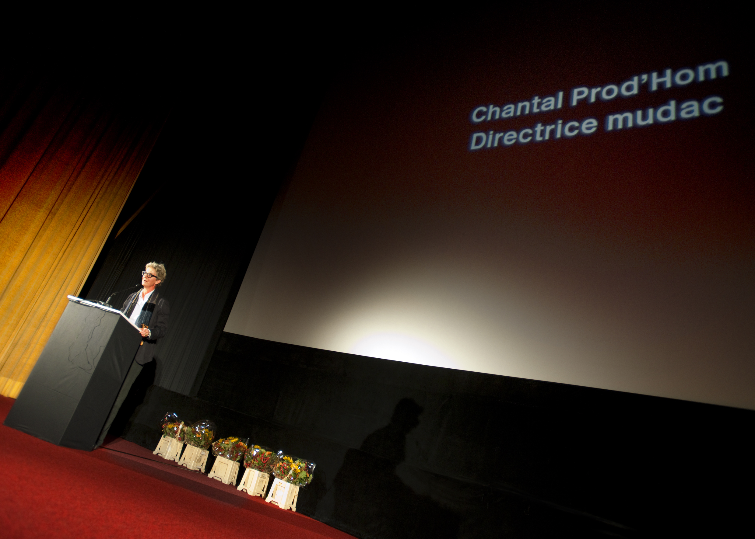 Preisverleihung im Cinéma Capitole Lausanne : Chantal Prod'hom