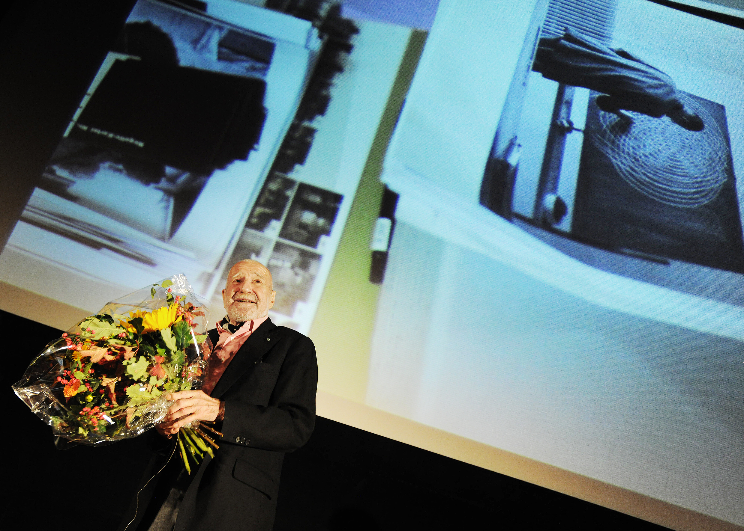Preisverleihung im Cinéma Capitole Lausanne : Ernst Scheidegger, Grand Prix Design 2011