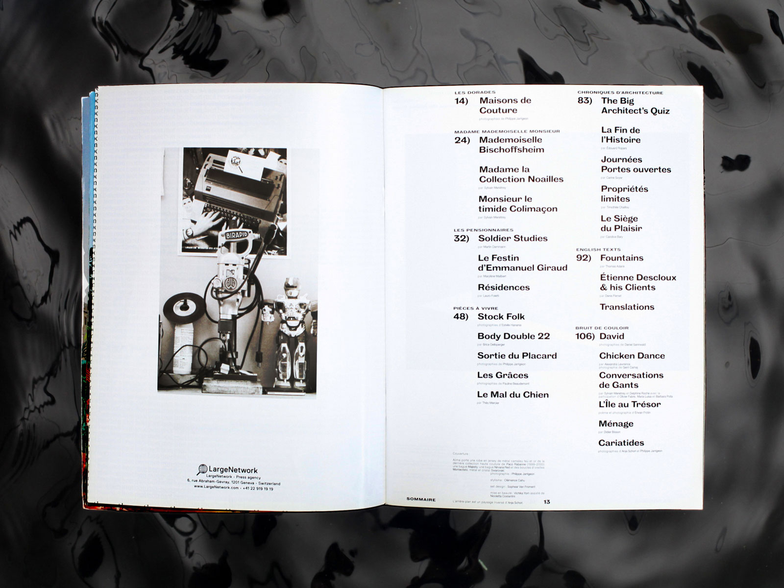Das Magazin 'DORADE - Revue galante, photographie et formes critiques' (seit 2009)