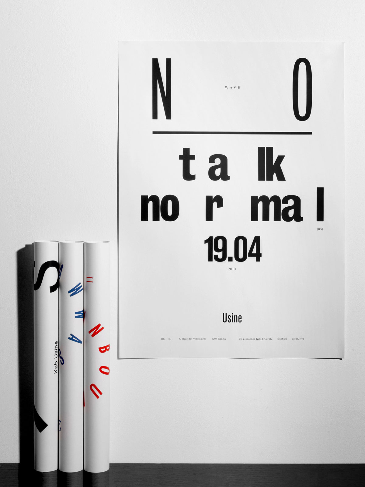 Plakatserie für 'Le KAB de l'Usine' (2010/2011)