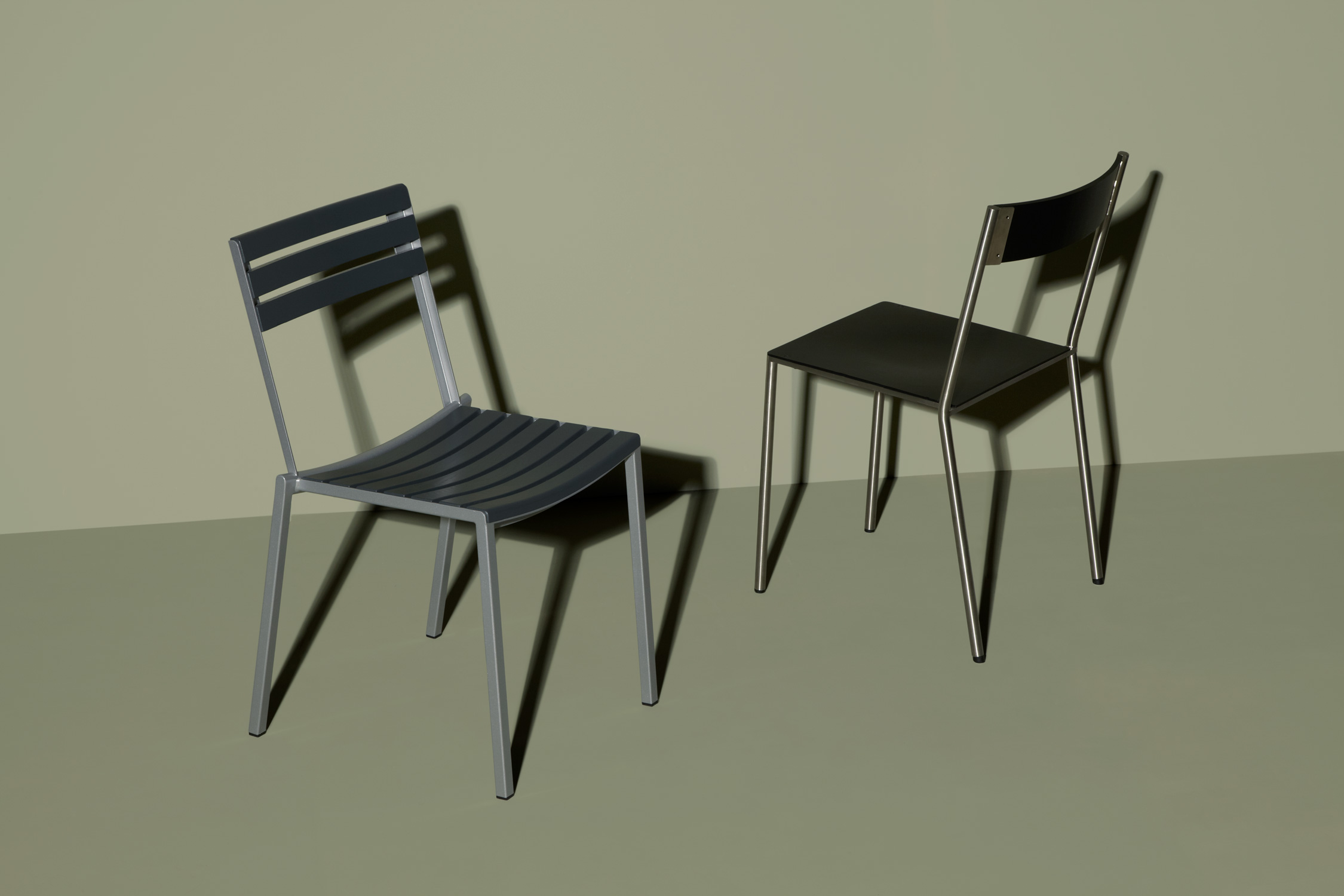 Tim Stuhl für Tossa, FS10 für Bigla, Plan Stuhl für Stahl & Traum