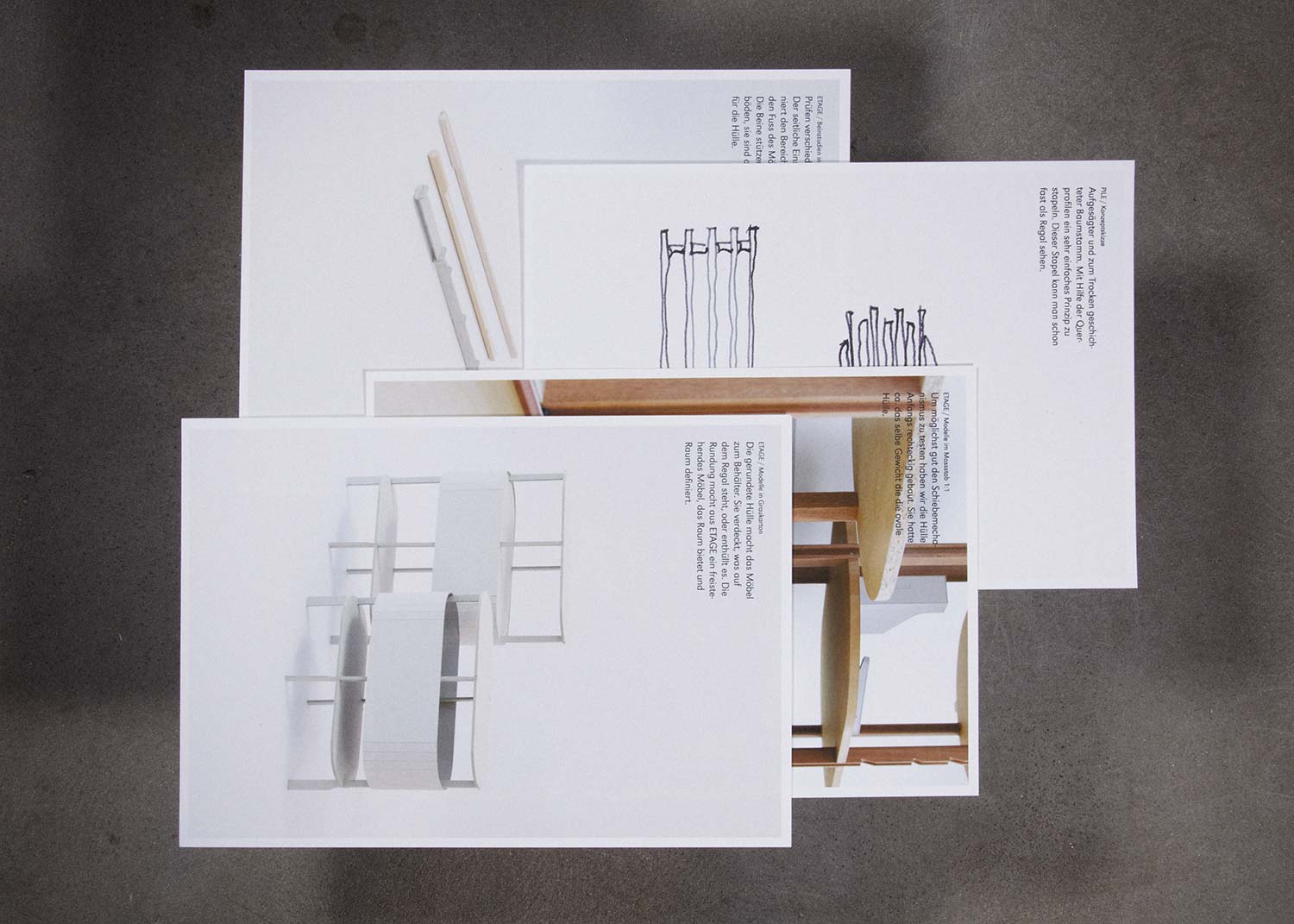 'Etage' Behältermöbel für Röthlisberger