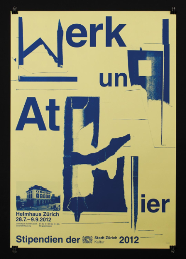 Eine Serie von typografischen Postern und Flyern für unterschiedliche kulturelle Institutionen und Anlässe