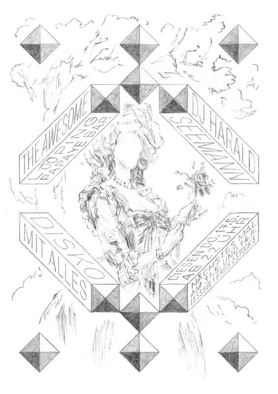 'Le Looping Paper Bar', Illustrationen