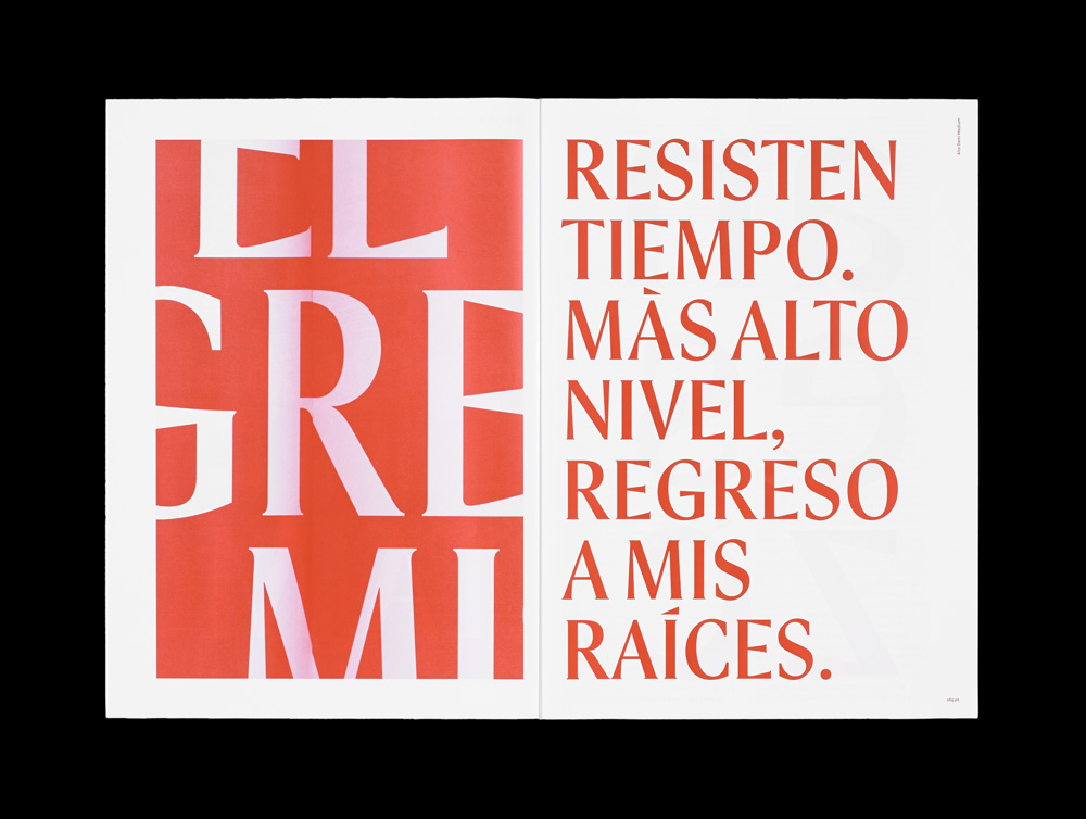 'Alta Demi Display', 'Inter Medium Text', 'Vogue Light Display', Schriften