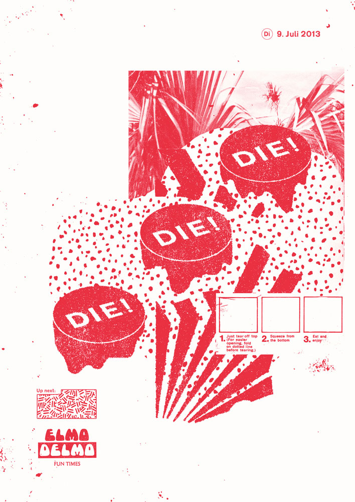 Eine Serie von typografischen Postern und Flyern für unterschiedliche kulturelle Institutionen und Anlässe