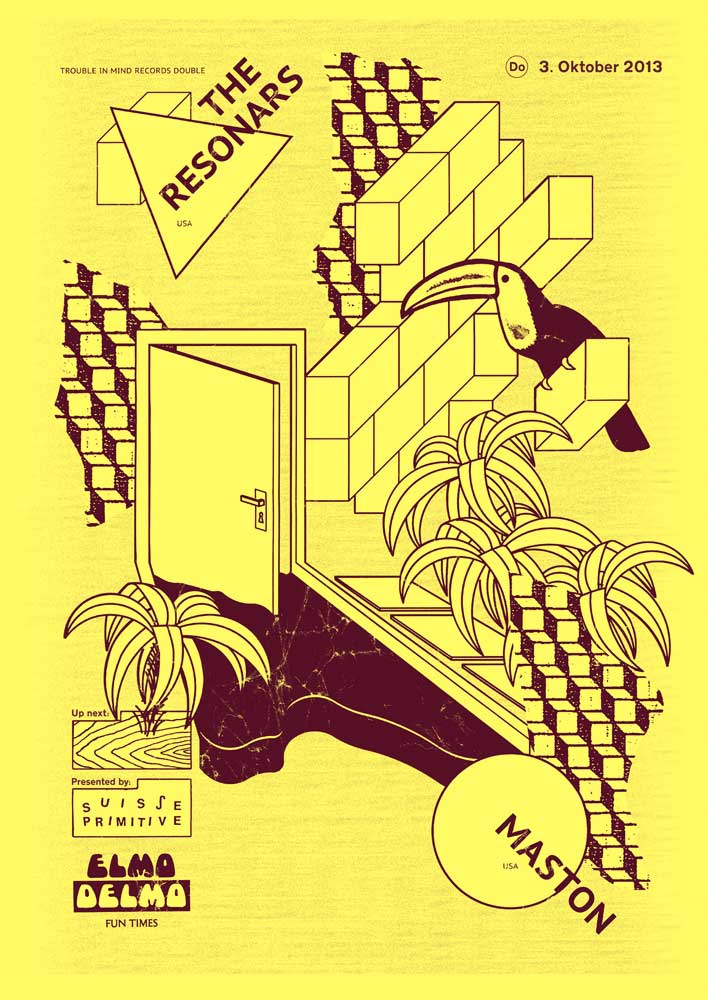 Eine Serie von typografischen Postern und Flyern für unterschiedliche kulturelle Institutionen und Anlässe