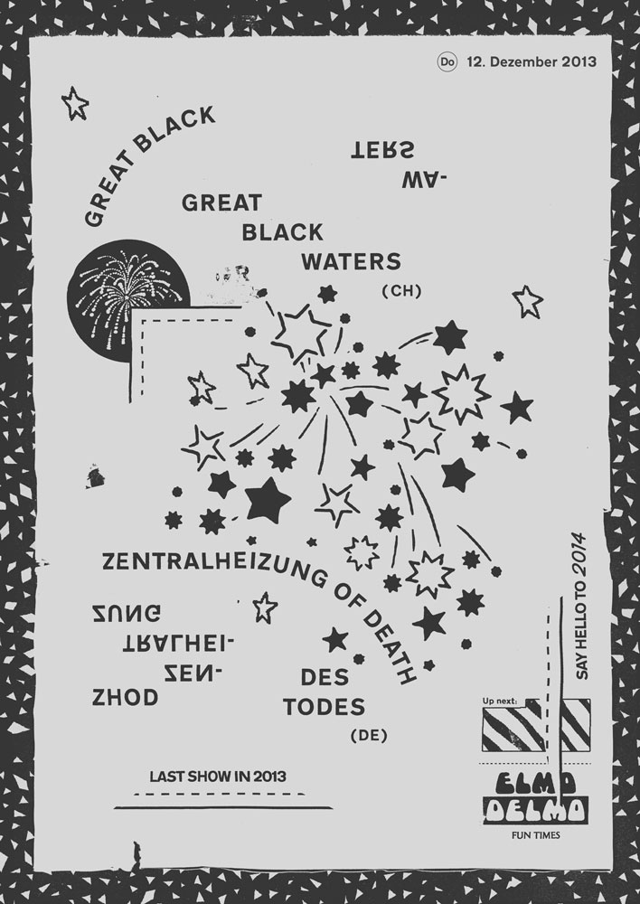 Eine Serie von typografischen Postern und Flyern für unterschiedliche kulturelle Institutionen und Anlässe