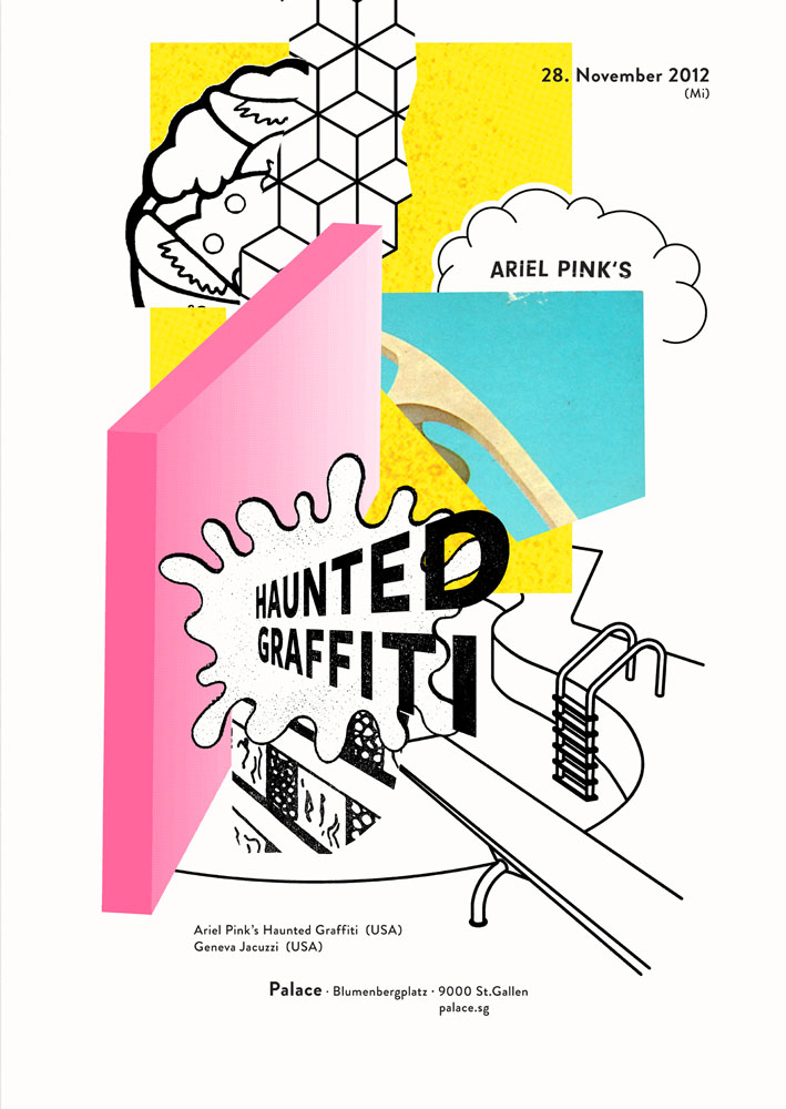 Eine Serie von typografischen Postern und Flyern für unterschiedliche kulturelle Institutionen und Anlässe