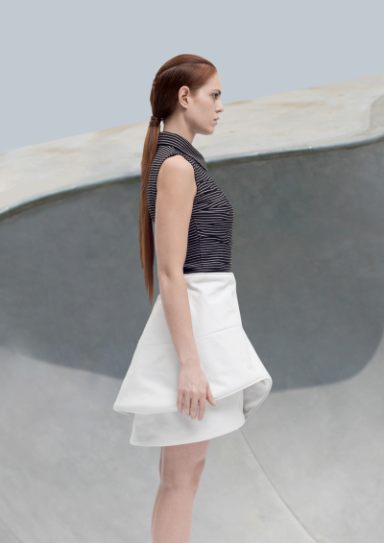 'Oblique Horizon', Modekollektion, Diplomarbeit