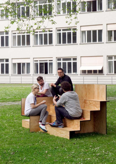 stair-liked stepped furniture