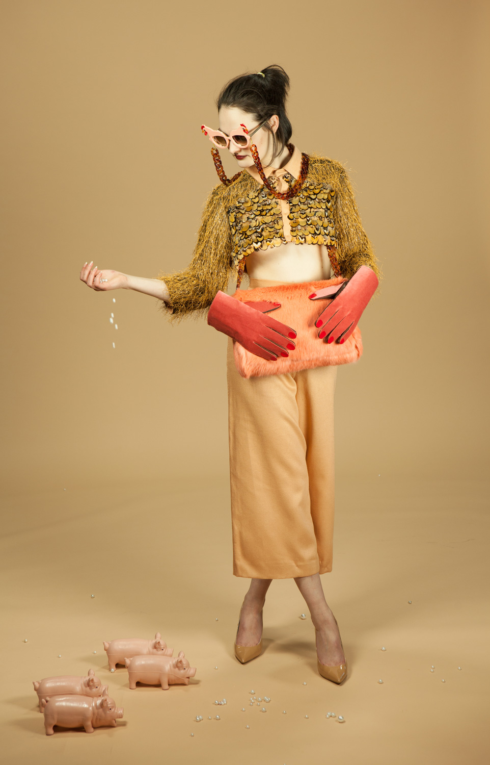 « Das Auge isst mit », Modekollektion, Diplomarbeit