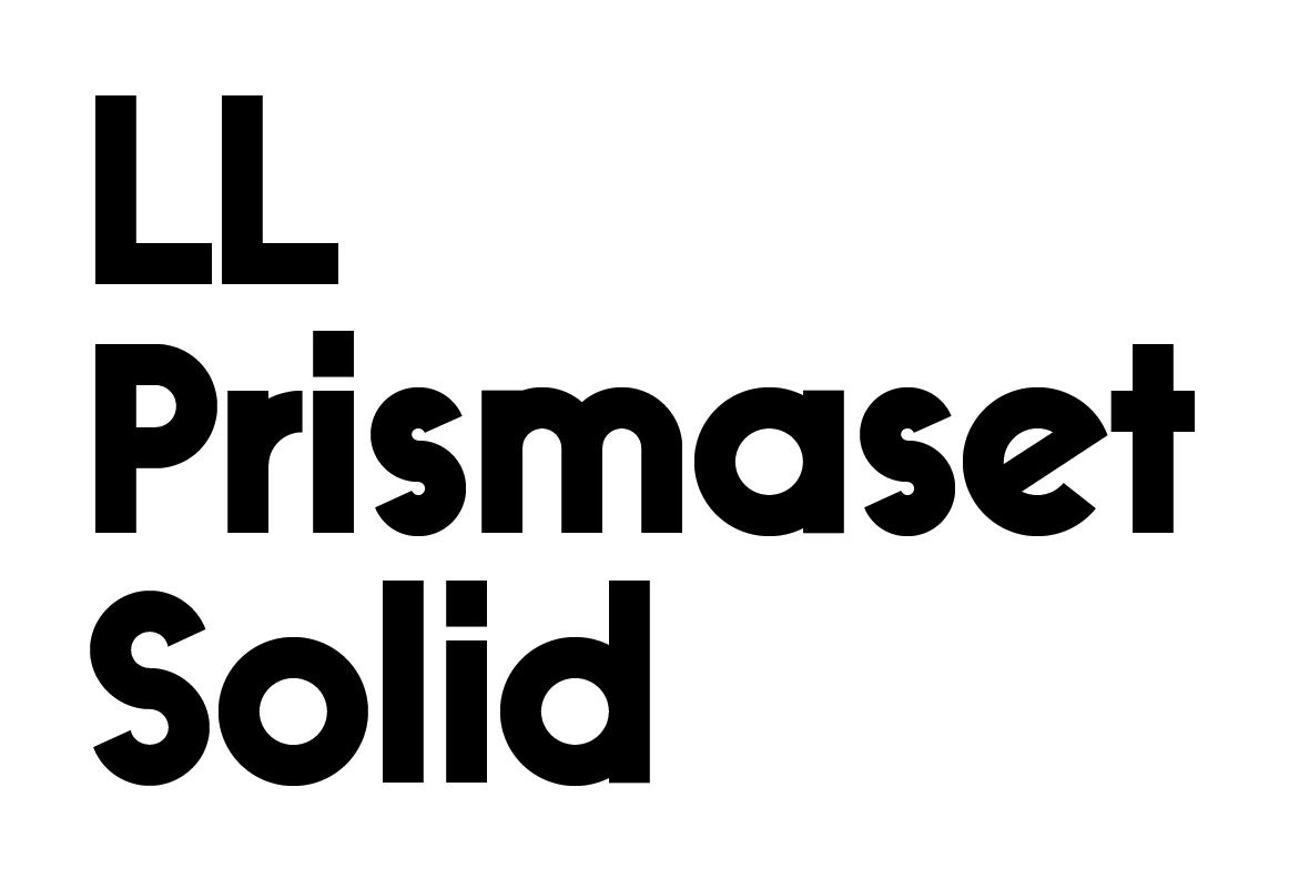« LL Prismaset Carved », Schrift