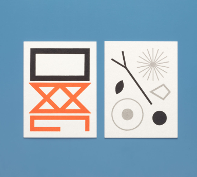 Flyers, welche die Programmation der Association Le Cabinet kommunizieren