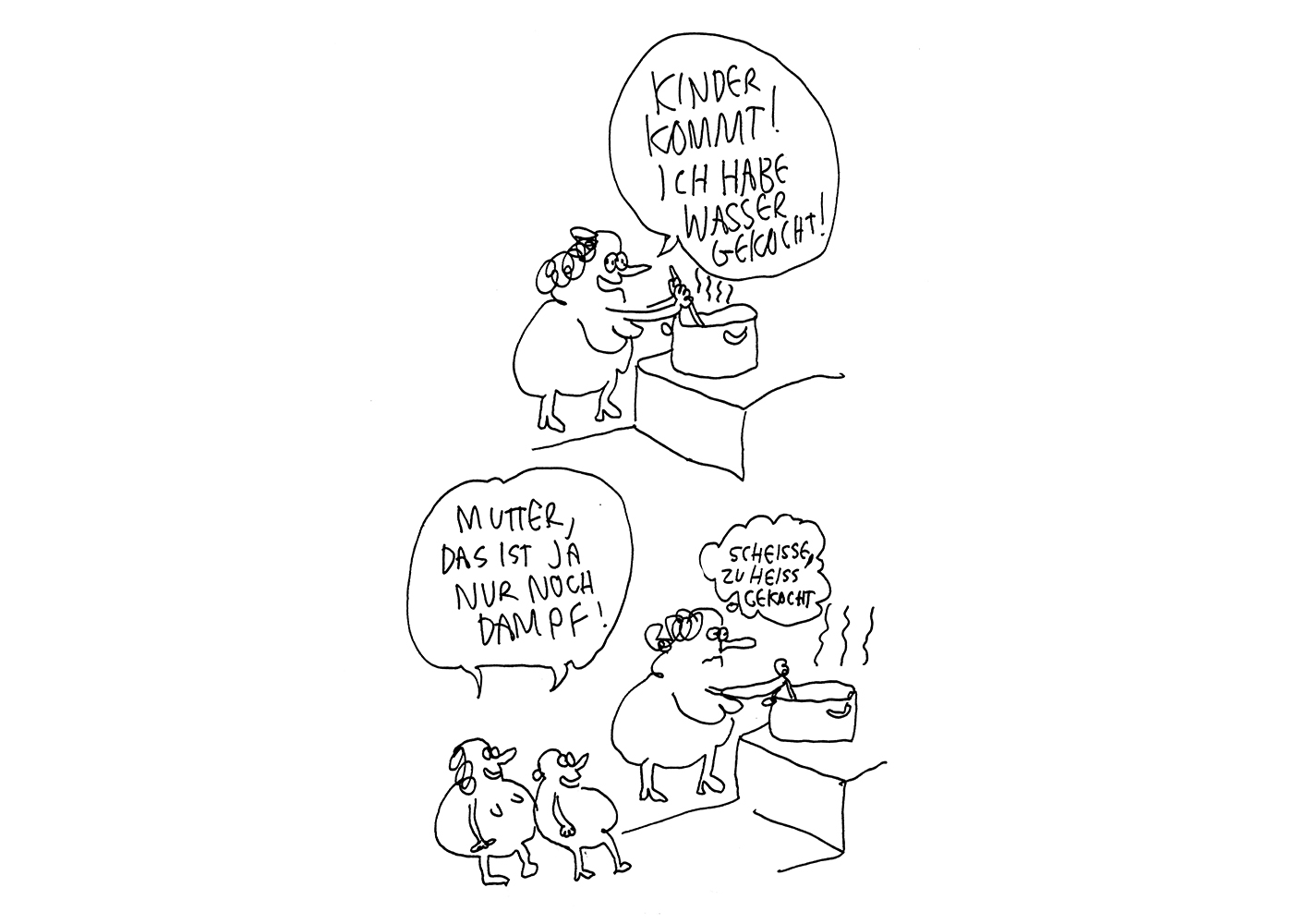 Zeichnungen, Illustrationen, Comics