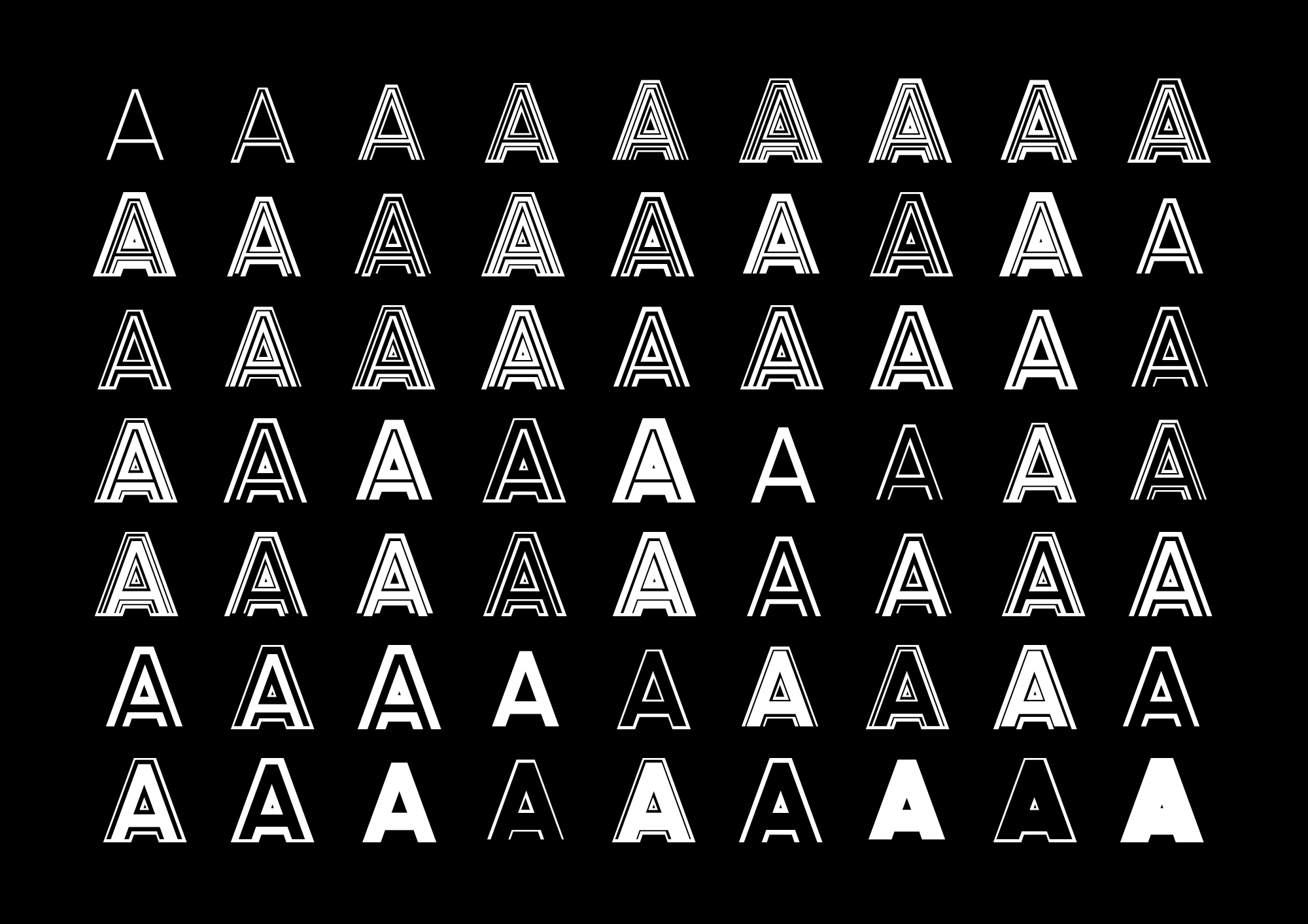 Eine Auswahl von grafischen Projekten, 2014 - 2017