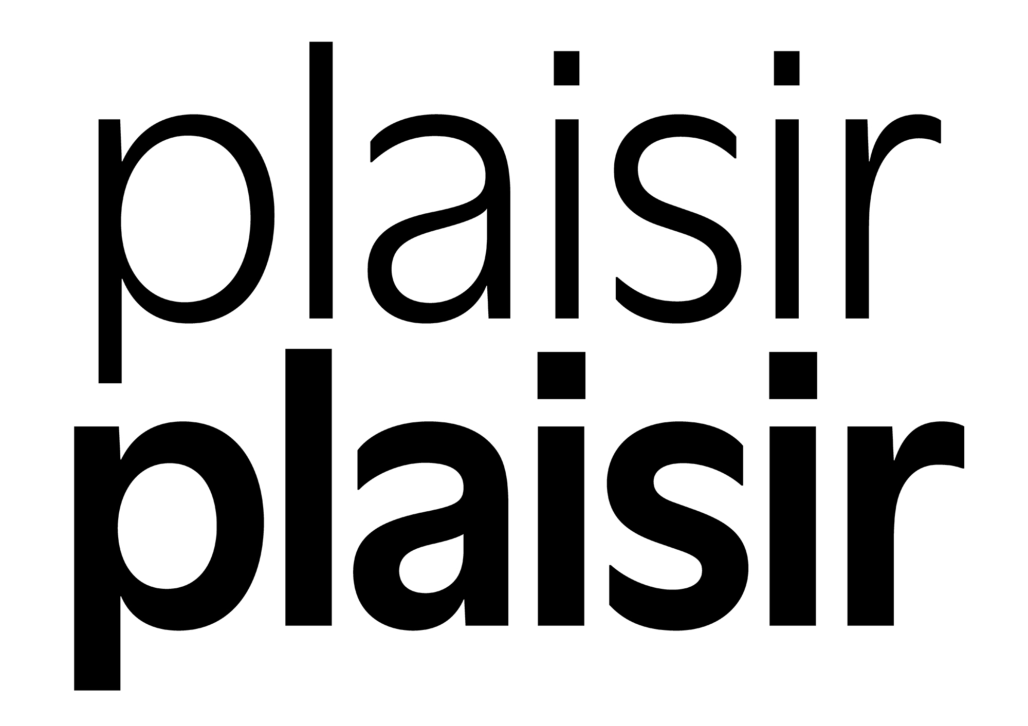 LL Moderne, Schrift, 2017