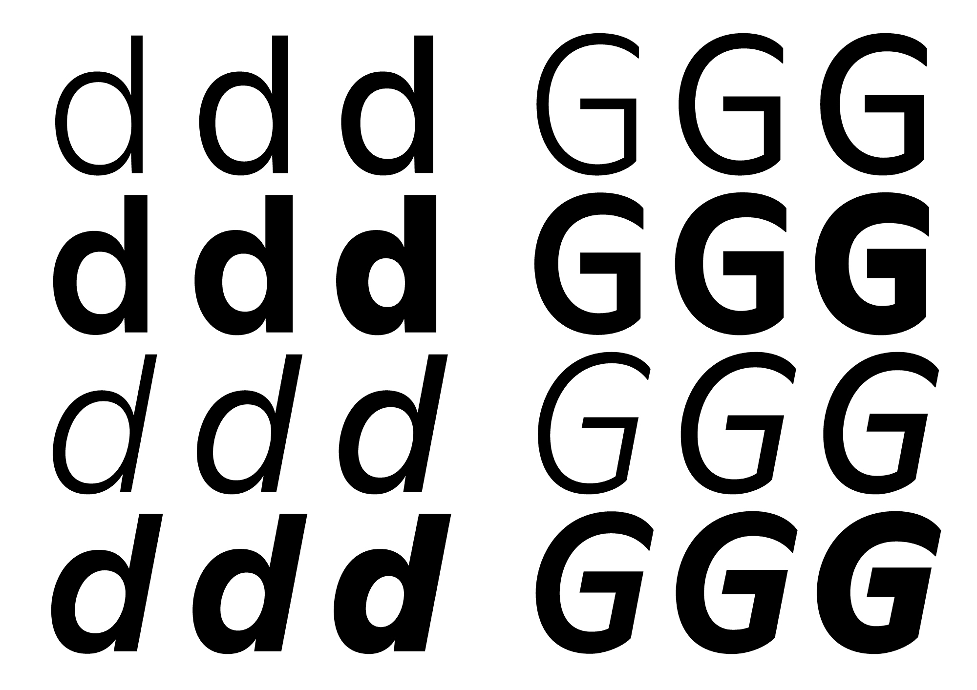 LL Moderne, Schrift, 2017