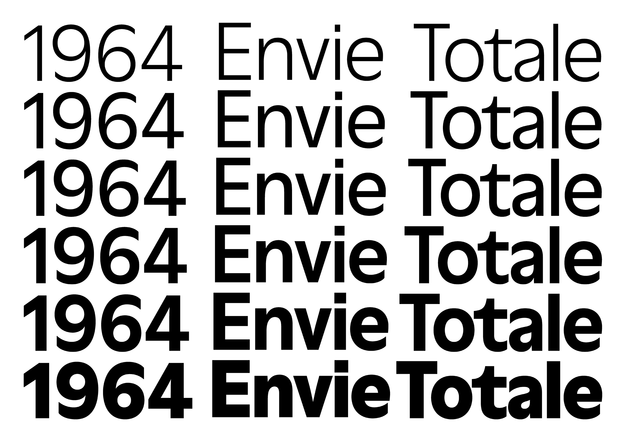 LL Moderne, Schrift, 2017