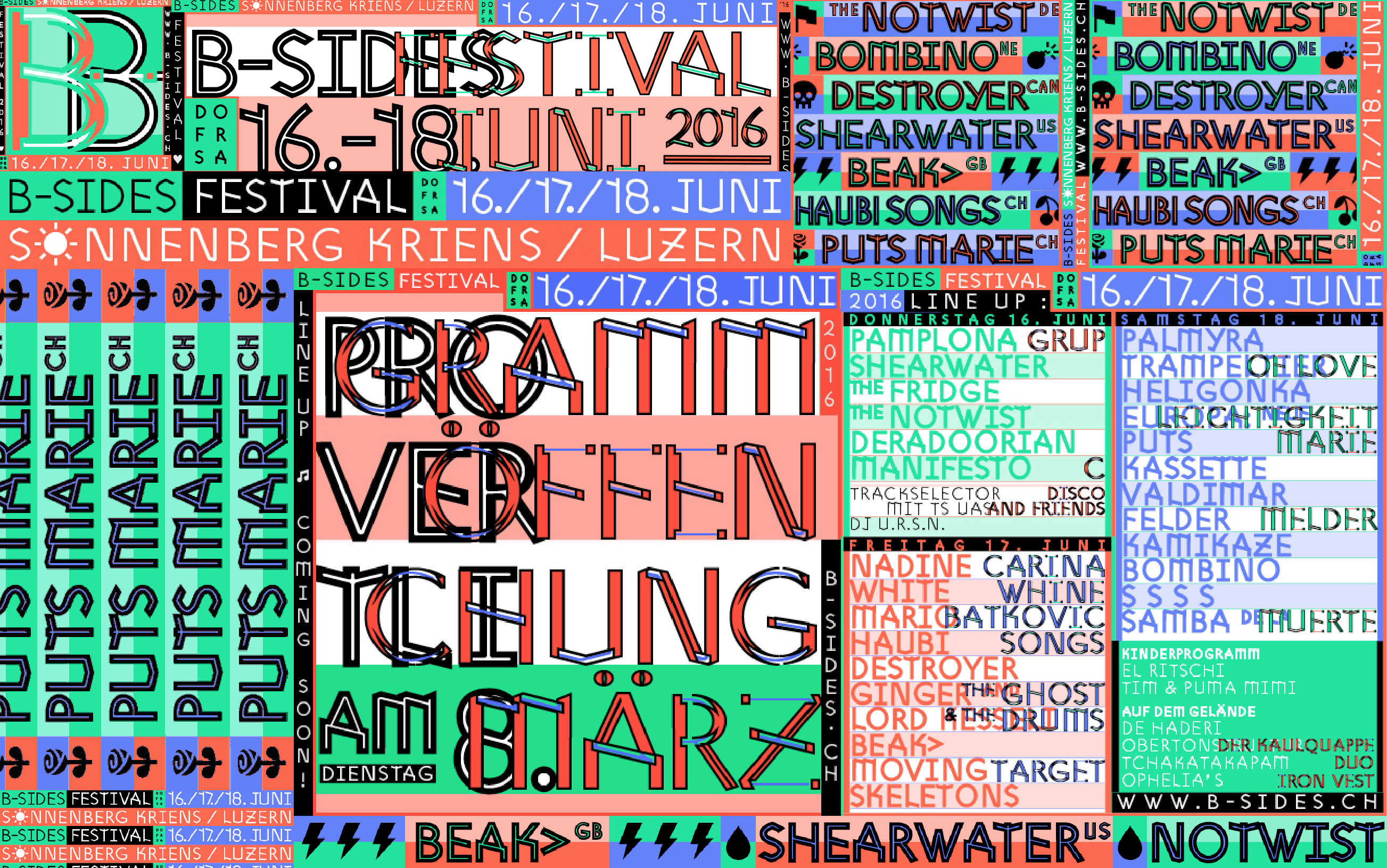 B-Sides Festival, 2016