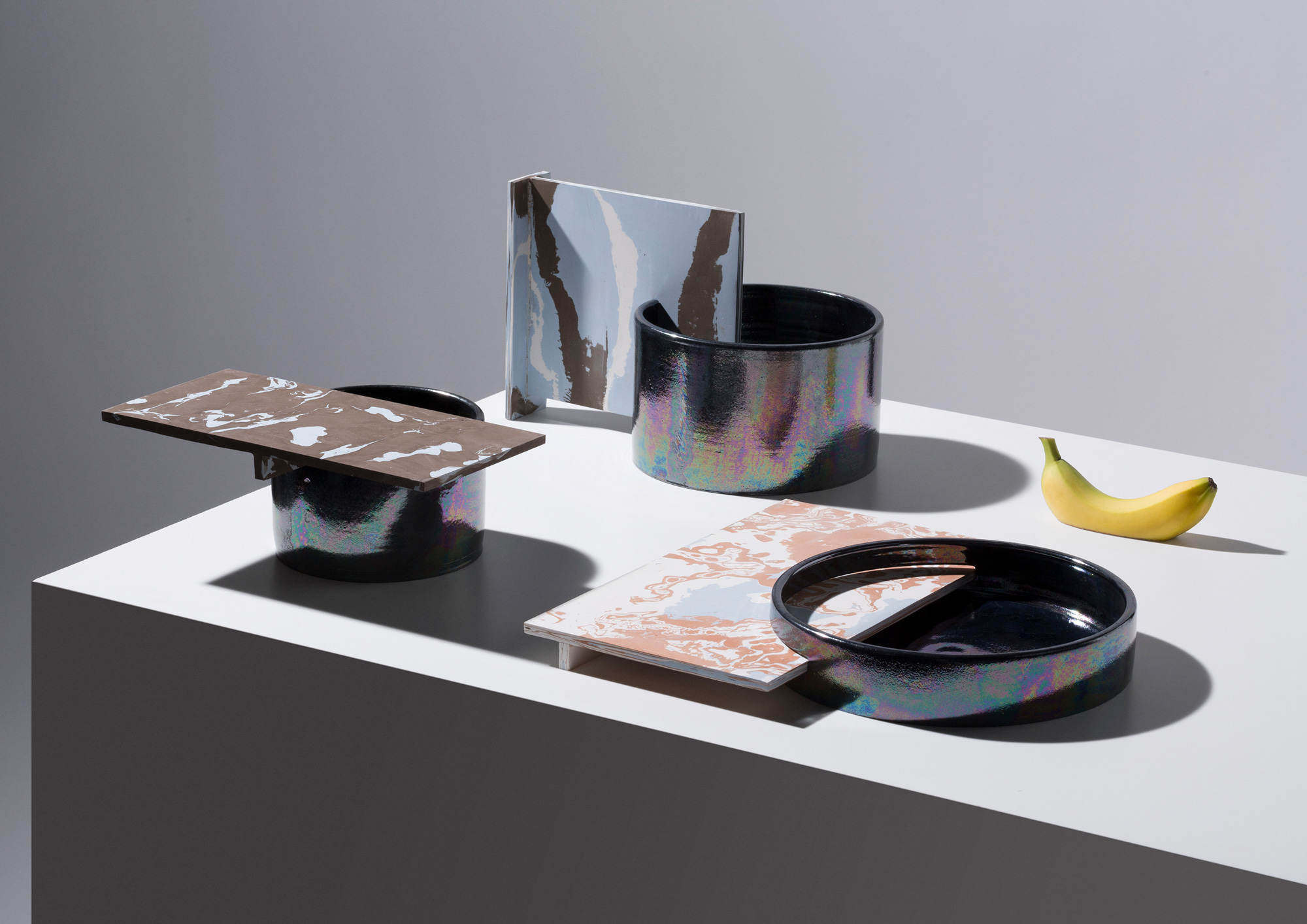 DIVERTISÀ vase collection & ECT – Extraterrestrial Ceramic Tablescape, 2017