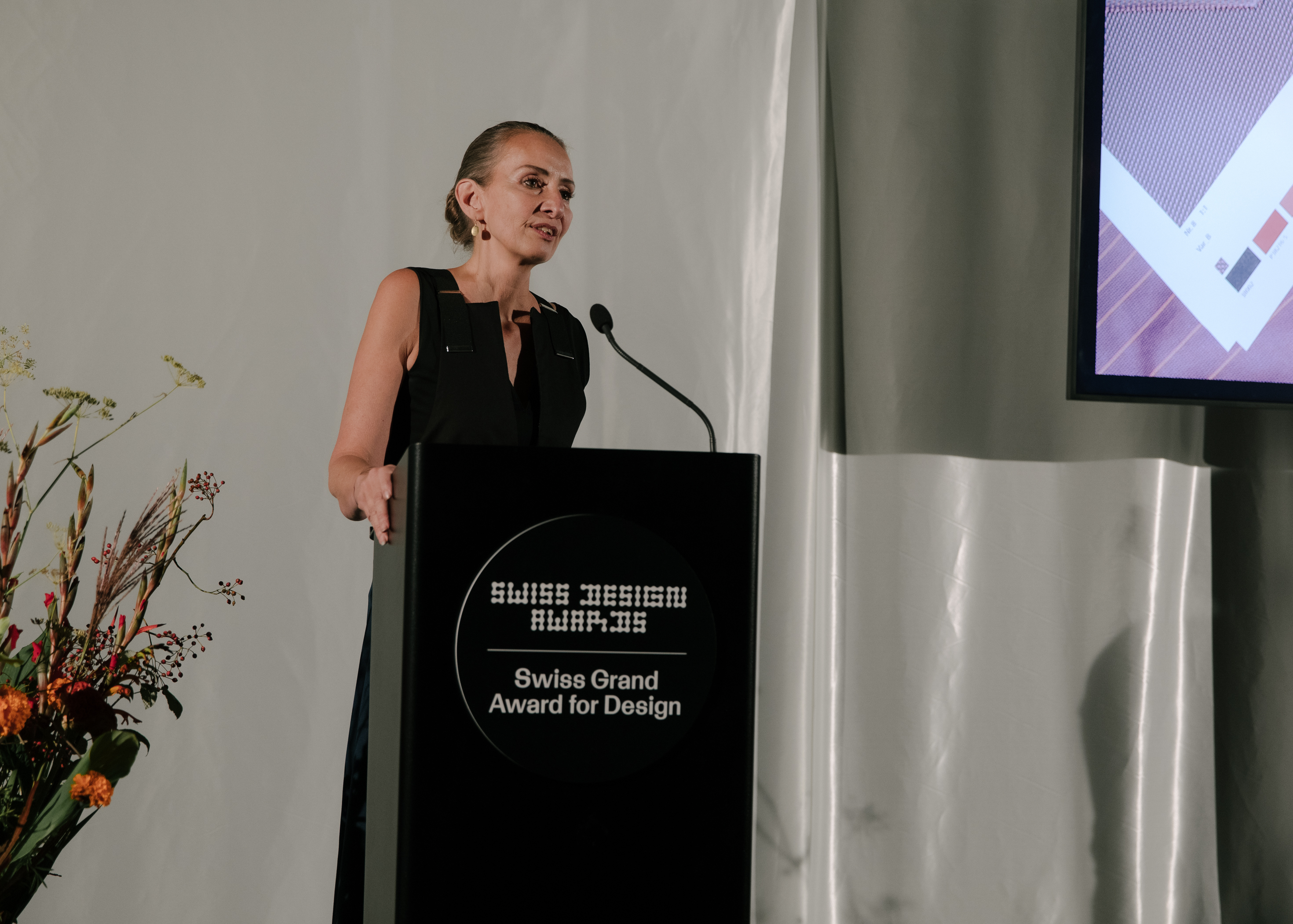 Swiss Design Awards ceremony. Ida Gut