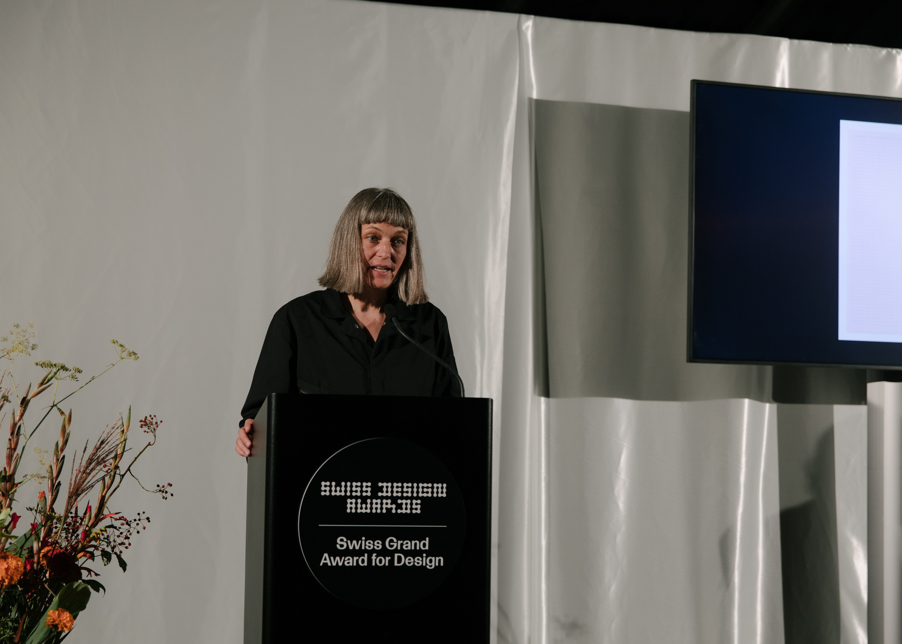 Swiss Design Awards ceremony. Aude Lehmann 