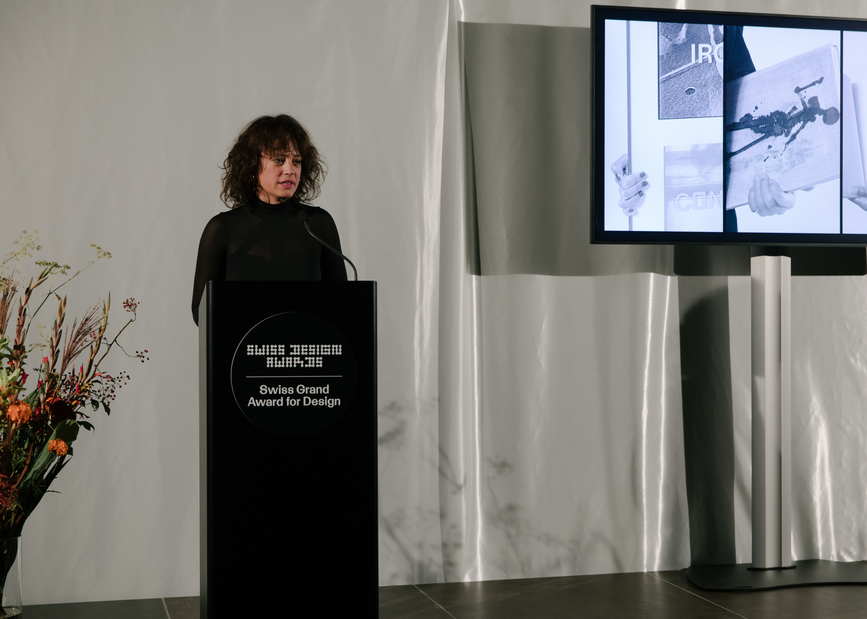 Swiss Design Awards ceremony. Julia Born