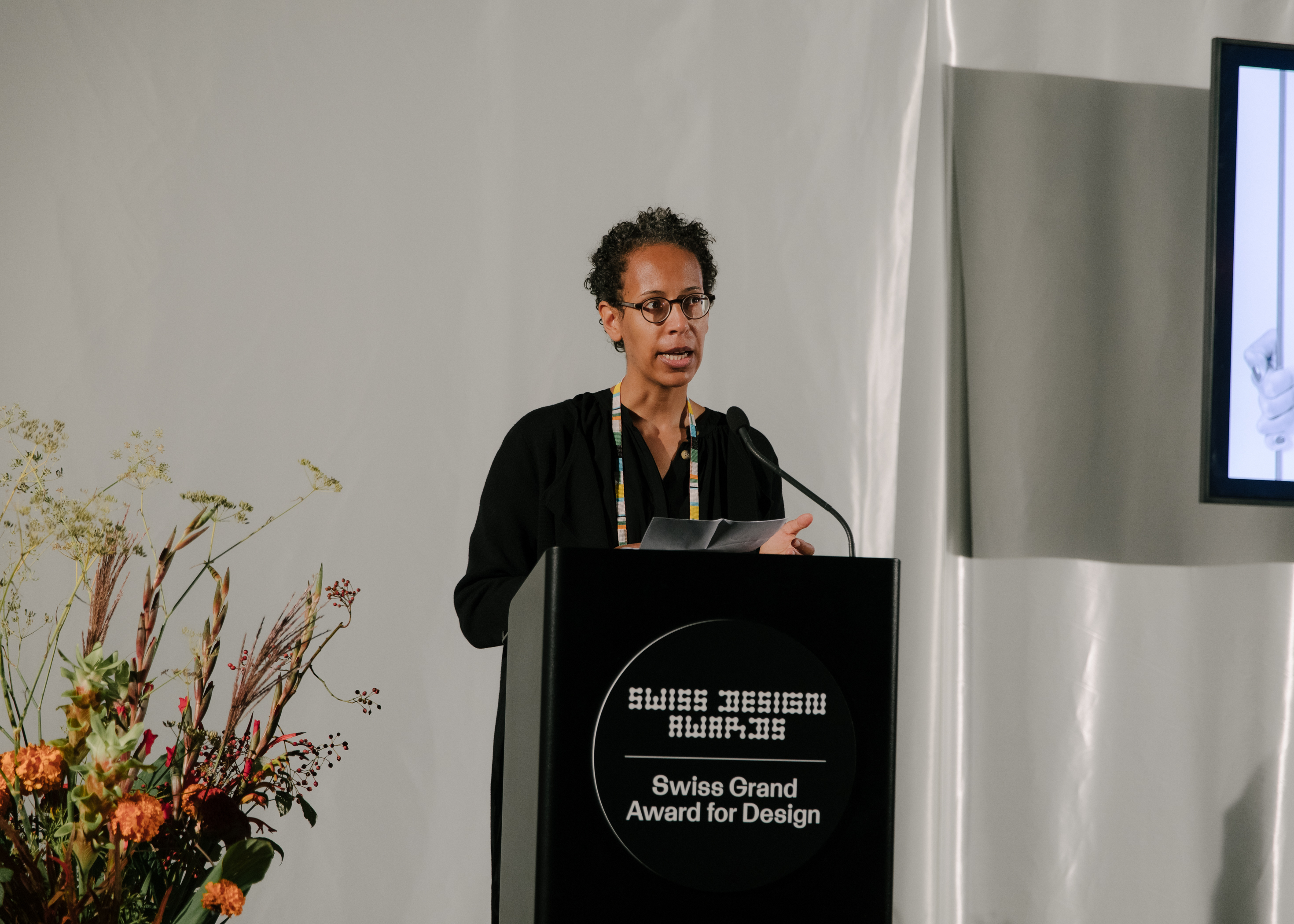 Swiss Design Awards ceremony. Sarah Owens