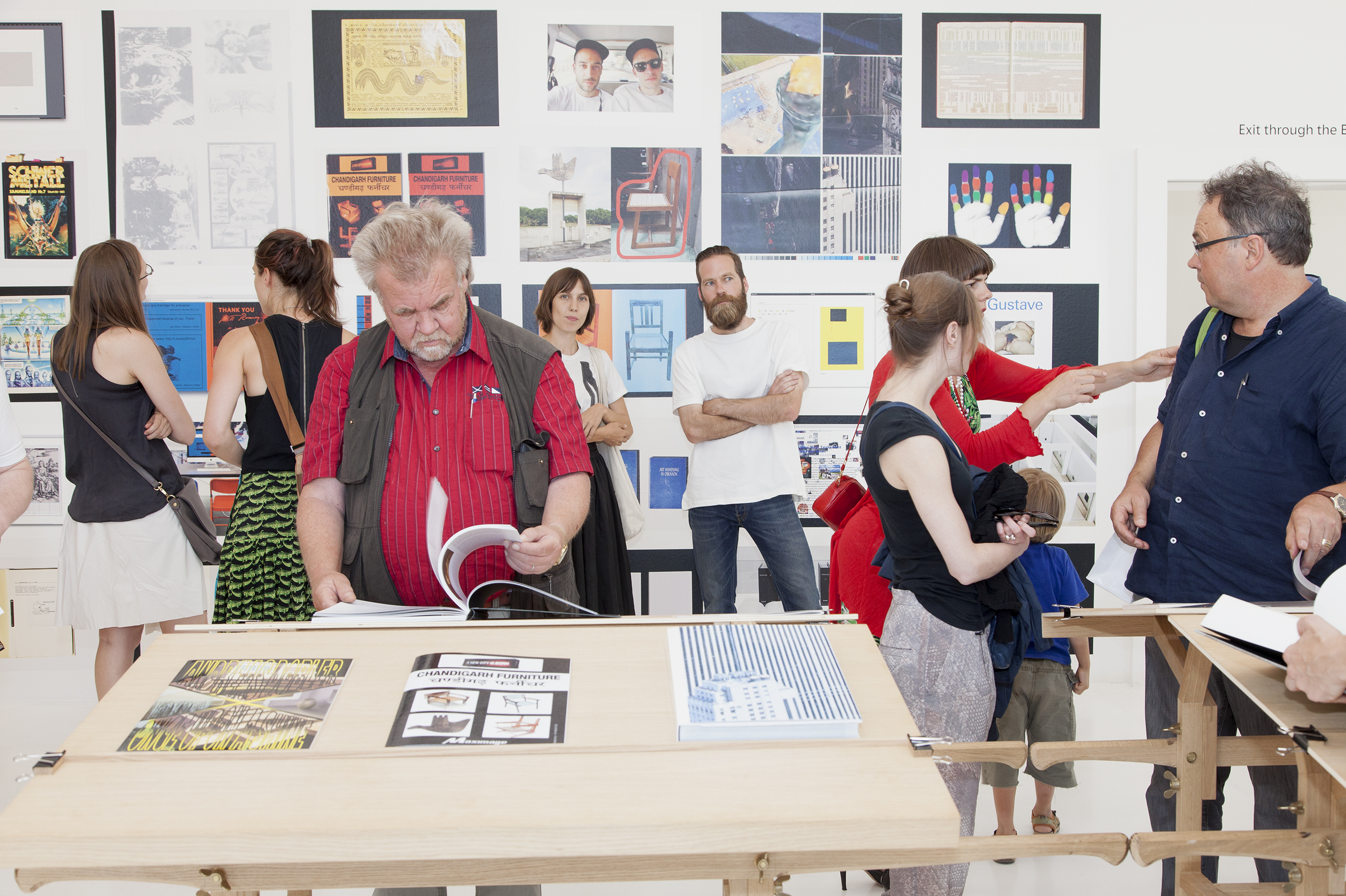 Die schönsten Schweizer Bücher im Helmhaus Zürich (Juni 2015), Fotografie: Guadalupe Ruiz © BAK, Bern