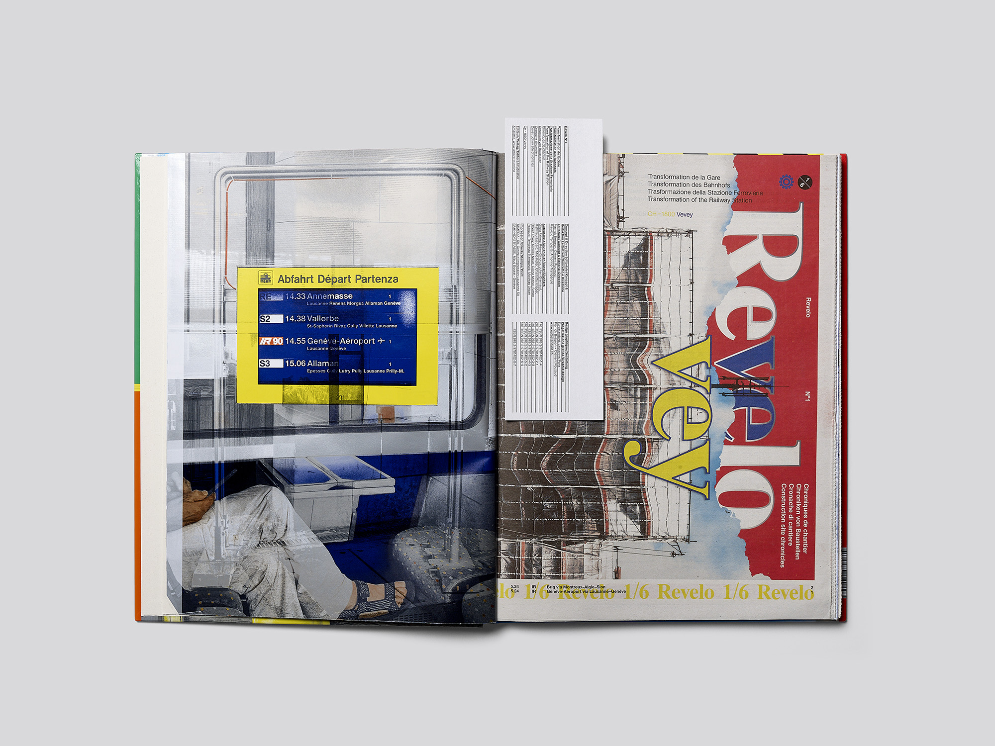 Revelo N°1, Chroniques de chantier. Transformation de la Gare, CH–1800 Vevey