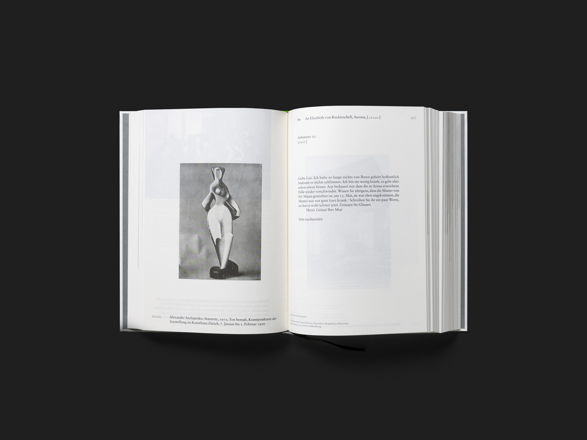 Sophie Taeuber-Arp. Briefe 1905–1942