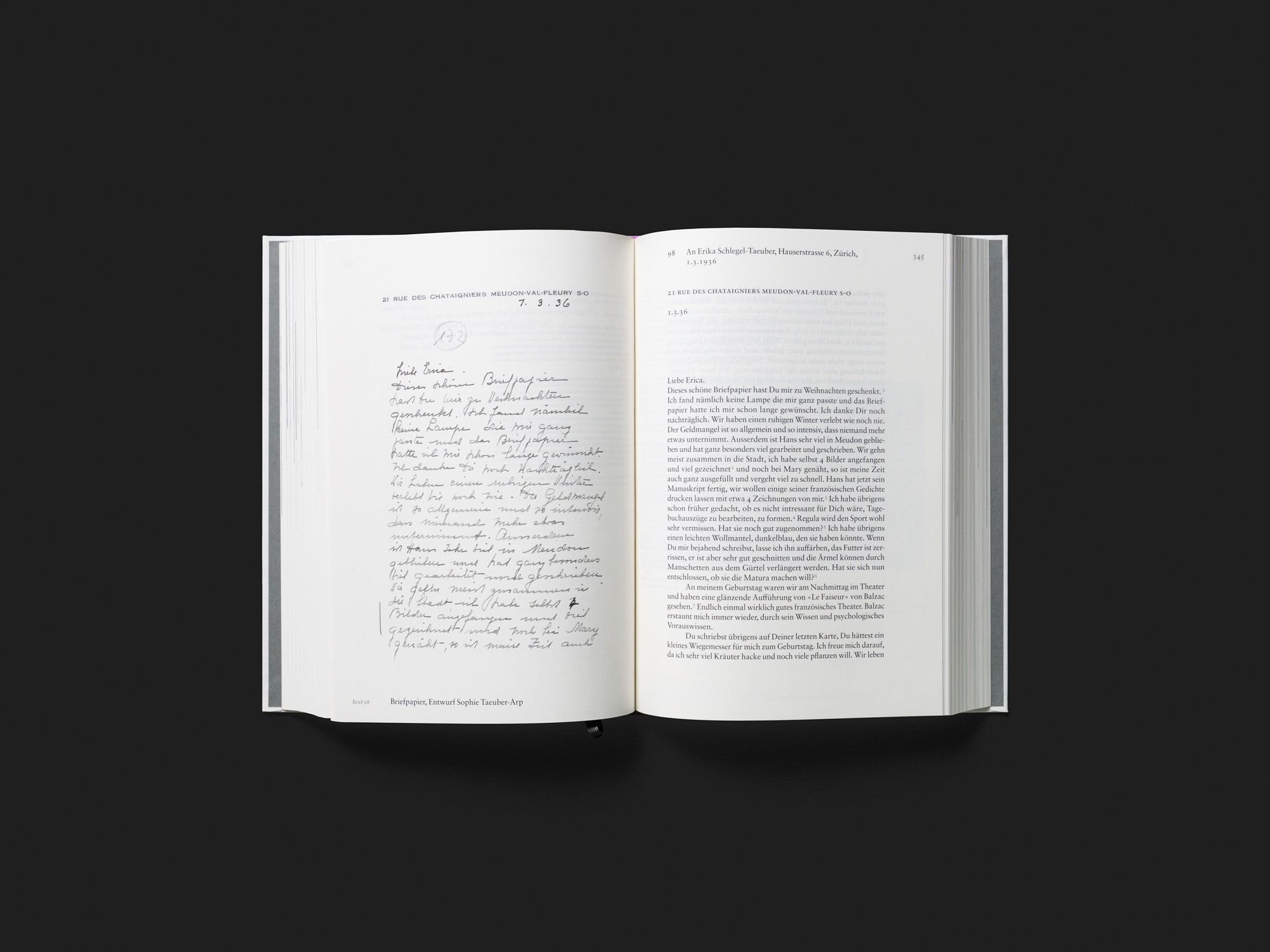 Sophie Taeuber-Arp. Briefe 1905–1942