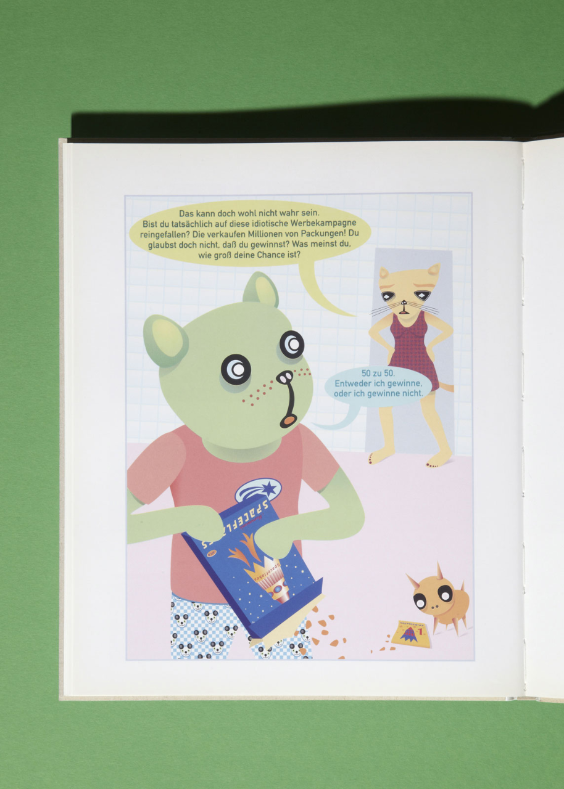 Aus dem Bilderbuch «Bruno Orso fliegt ins Weltall», Maro Verlag, Augsburg, 1997