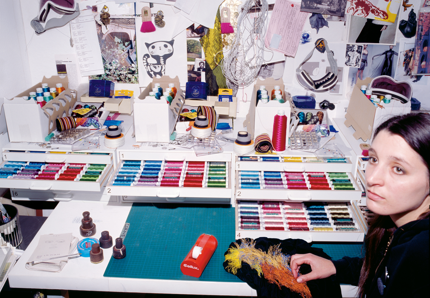 Cornelia Peter in her studio