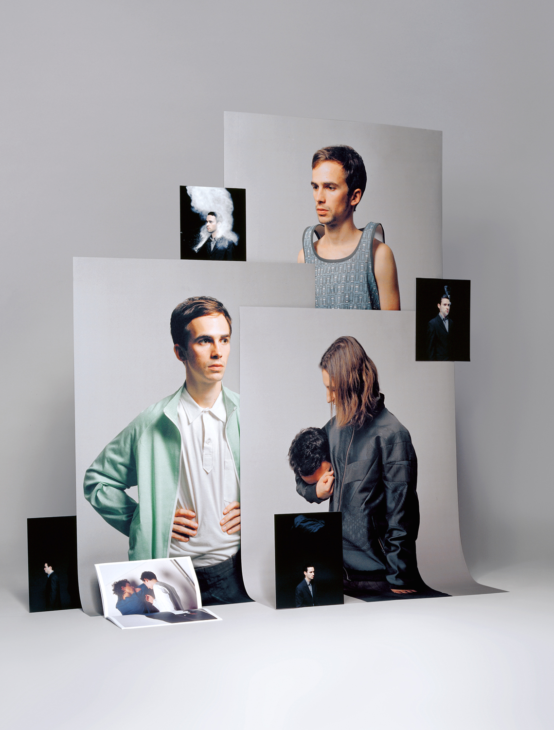 series of photos for the magazine 'brand eins', series posters for 'Mode Depesche'