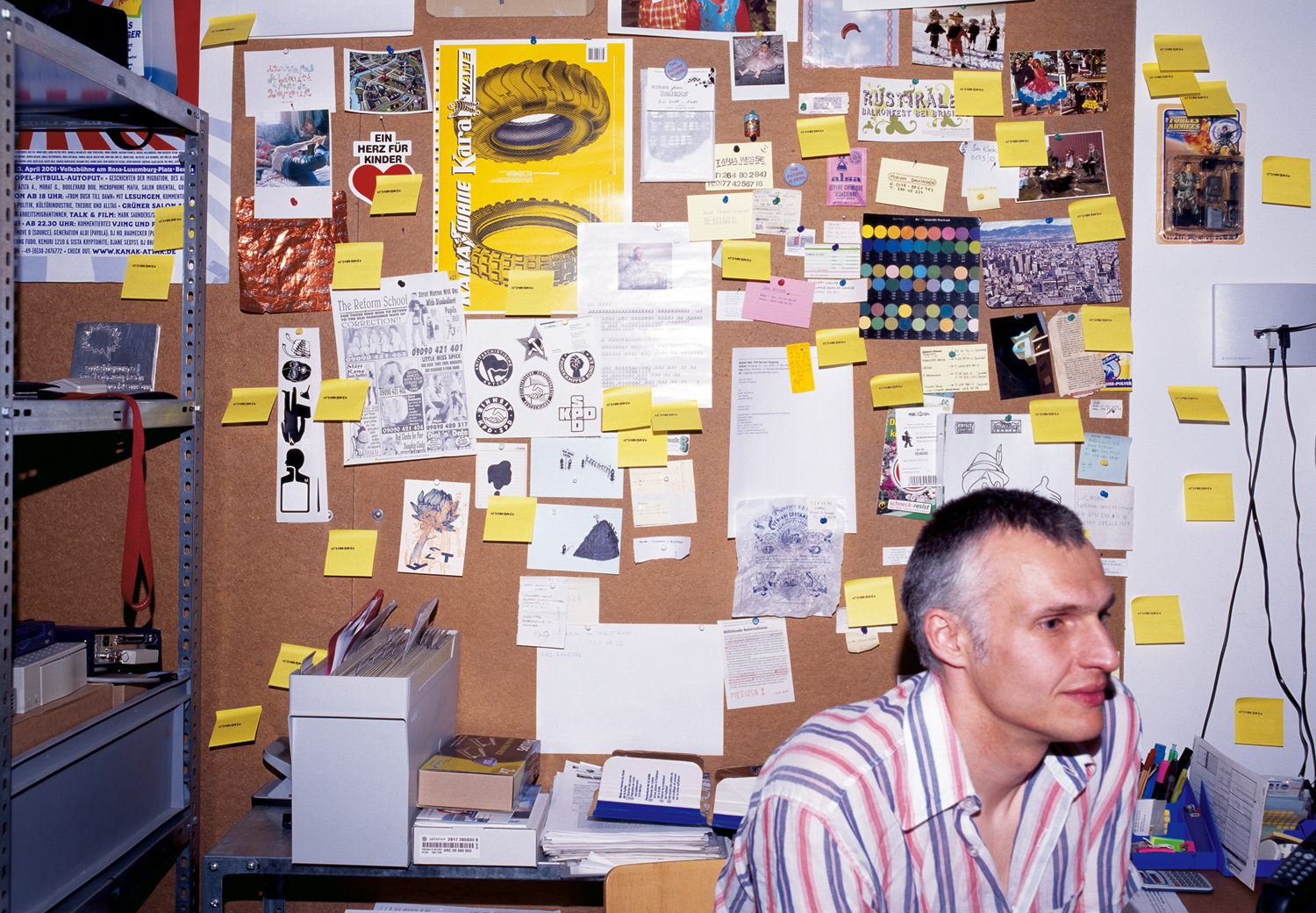 Stephan Müller in his studio