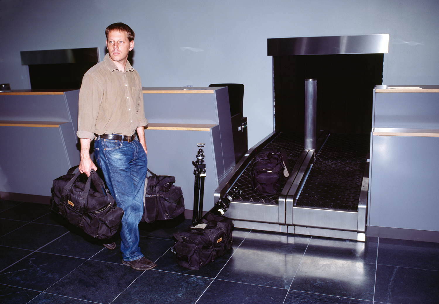 Thomas Weisskopf in his studio